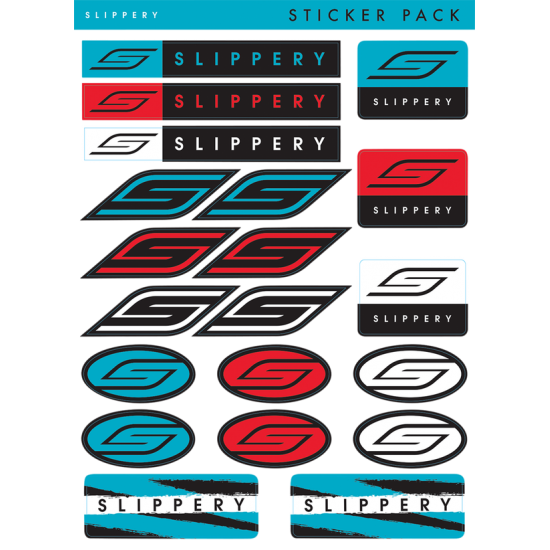 Aufkleber-Pack DECAL SHEET SLIPPERY