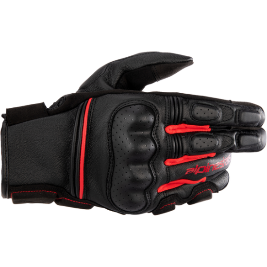 Phenom Leather Gloves GLOVE PHENOM BLK/RED XL