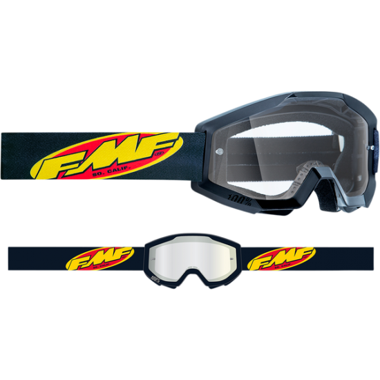 PowerCore Core Motorradbrille, Jugendliche GOGGLE YTH CORE BK CLR