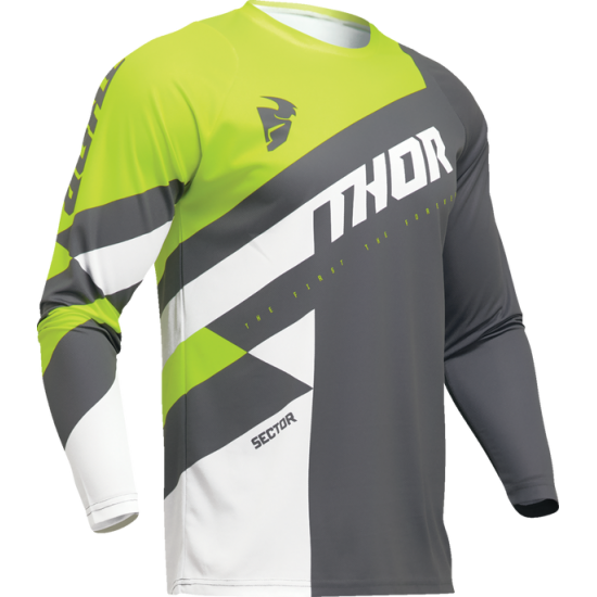 Youth Sector Checker Jersey JERSEY YTH SECTOR CHKR G/A SM