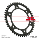 Induktionsgehärtetes, schwarz verzinktes Kettenrad SPROCKET REAR 47T 525 BLK