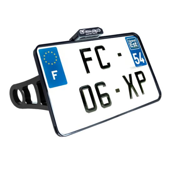 Side Mount License Plate Holder LIC.PLT R9T 14-20 BLK FRANCE