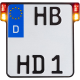 All-in-One 2.0 License Plate Holder w/ LED Plate Lights, Brake and Rear Lights LIC.PLT.3IN1 BK