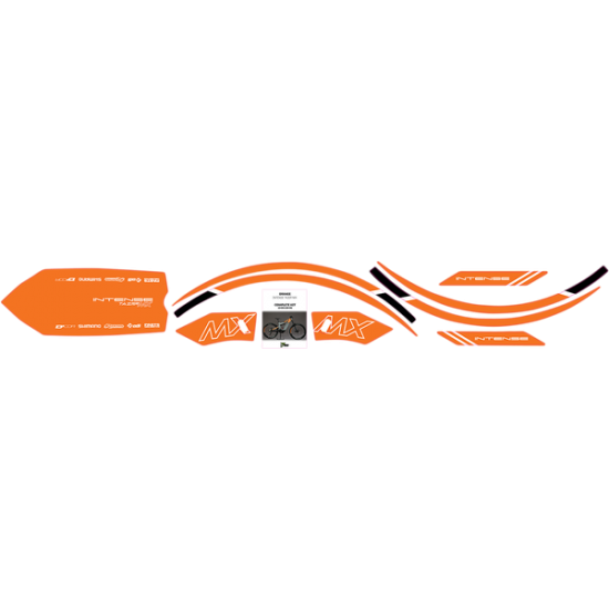 Graphics Kit for Tazer MX TAZER GRAPHIC KIT ORANGE