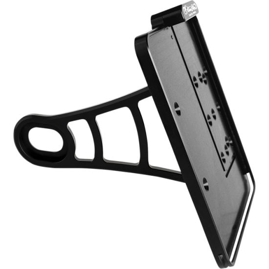 Side Mount License Plate Holder LIC.PLT. SM FXDR BLK B