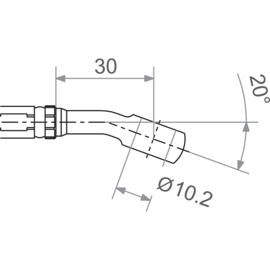 Varioflex Hohlschraubenanschluss BANJO M10 20 TI