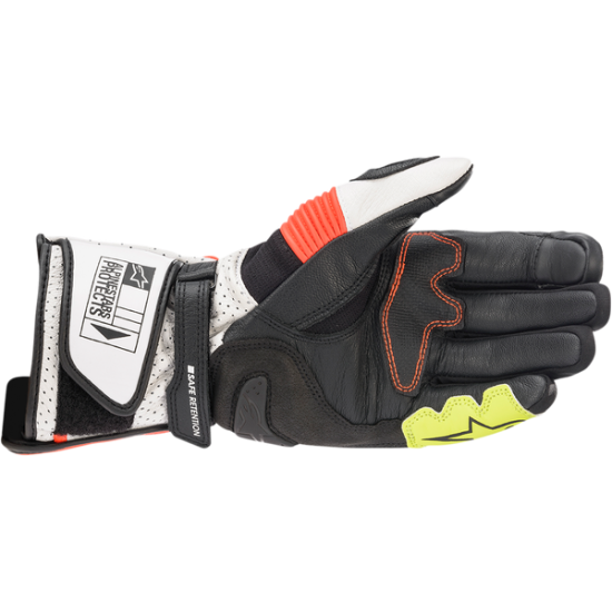 SP-2 v3 Leather Gloves GLOVE SP-2 V3 WHT/RD S