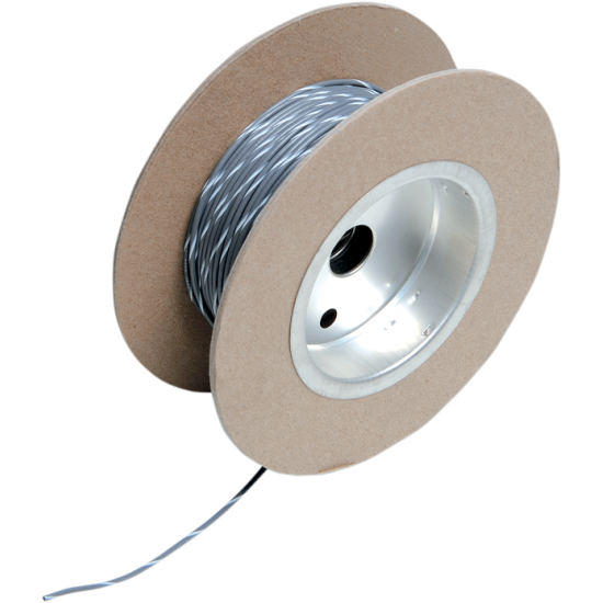 OEM farbige Drahtspule WIRE 18G 100' GREY/WHITE