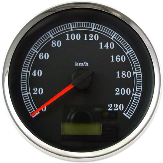 5" Programmable Electronic Metric Speedometer SPEEDOMETER BLK KPH 5