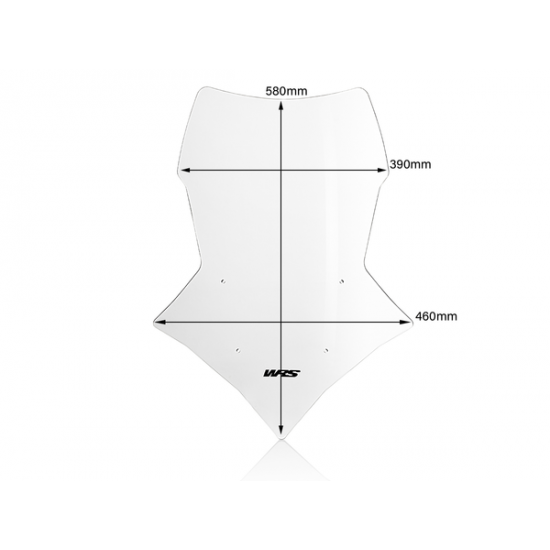 Windscreen WSCRN TOUR MT09 TRCR CLR