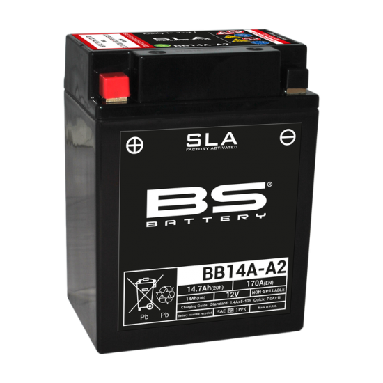 SLA werksseitig aktivierte wartungsfreie AGM-Batterien BATTERY BS BB14A-A2 SLA