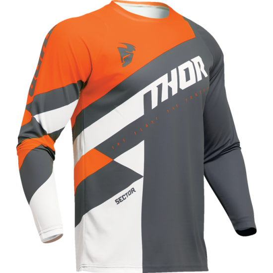 Sector Checker Jersey JERSEY SECTOR CHKR CH/OR 3X