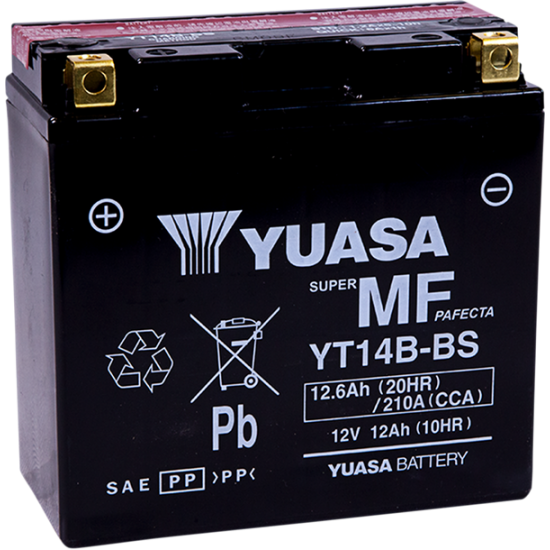 AGM Maintenance-Free Battery BATTERY YT14B-BS .60LTR