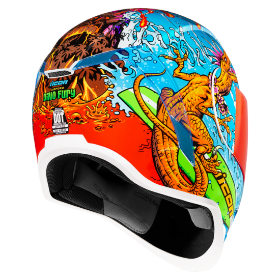 Airform™ Dino Fury Helm HLMT AFRM DINO FURY BL XL