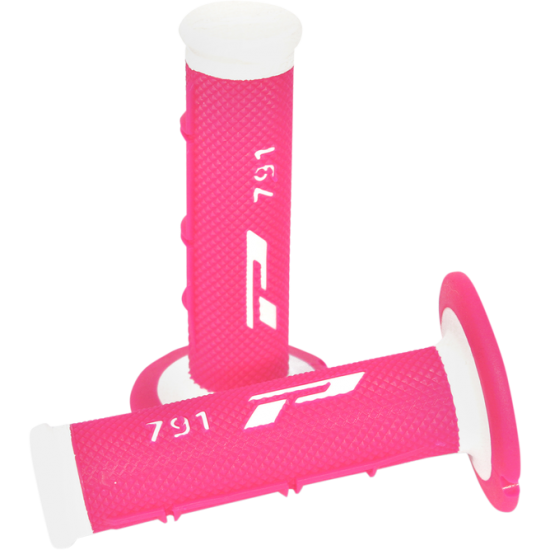 Dreischichtige 791 Griffe GRIPS791 WHITE/FLUO PINK