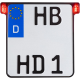 All-in-One 2.0 License Plate Holder w/ LED Plate Lights, Brake and Rear Lights LIC.PLT.2IN1 BK