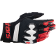 Halo Lederhandschuhe GLOVE HALO BLK/WT/RD M