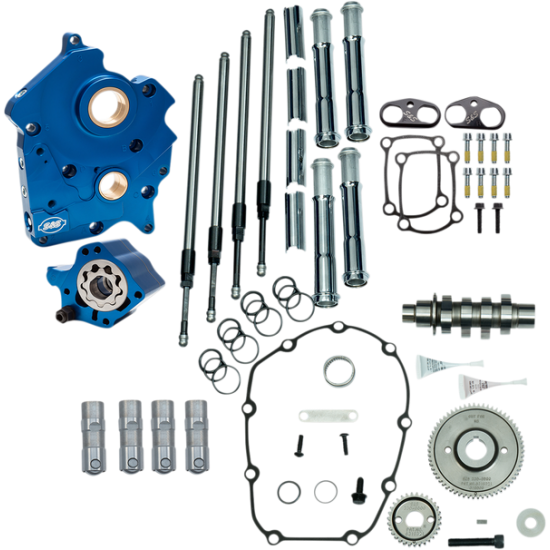 Nockenwellengehäuse-Satz für M-Eight Motor CAM 465G W/PLT OC/CHR M8