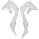 Replacement Radiator Shrouds RAD COVERS KX450F 19-23 WHITE