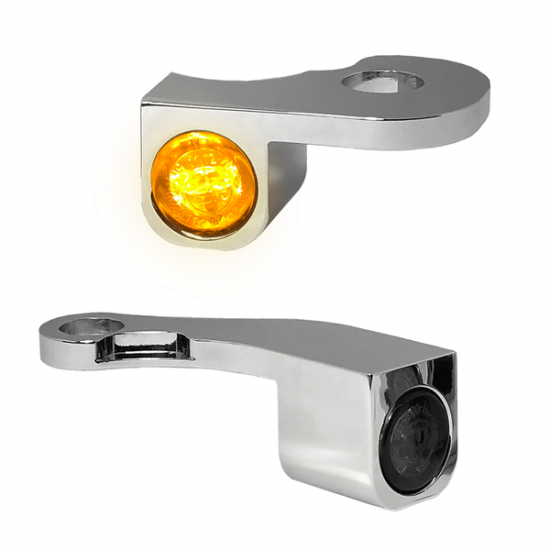 NANO Series Handlebar Turn Signals NANO FLH 09-13 CHR PL