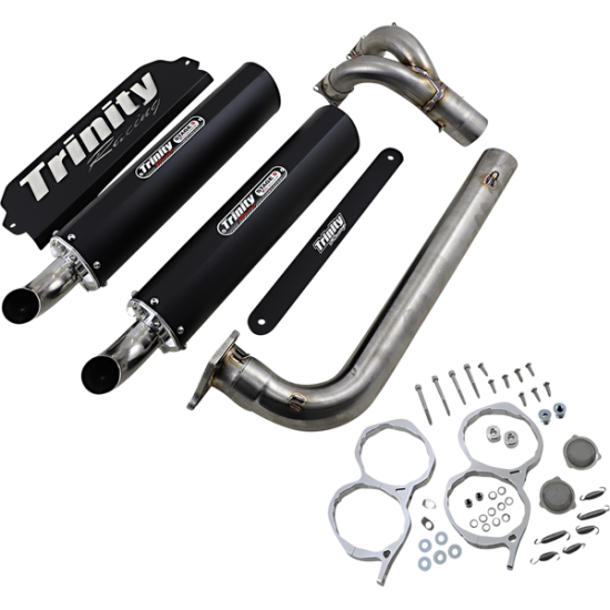 Stage 5 Doppel-Auspuffanlage EXHAUST RZR PRO XP BLK