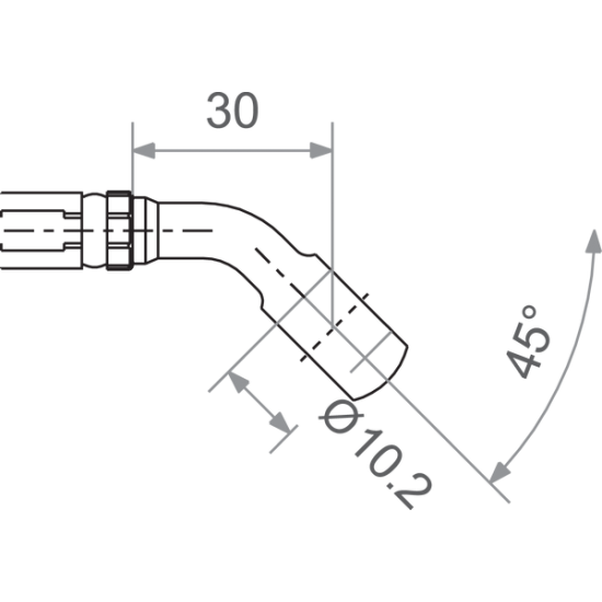 Varioflex Hohlschraubenanschluss BANJO M10 45 RD