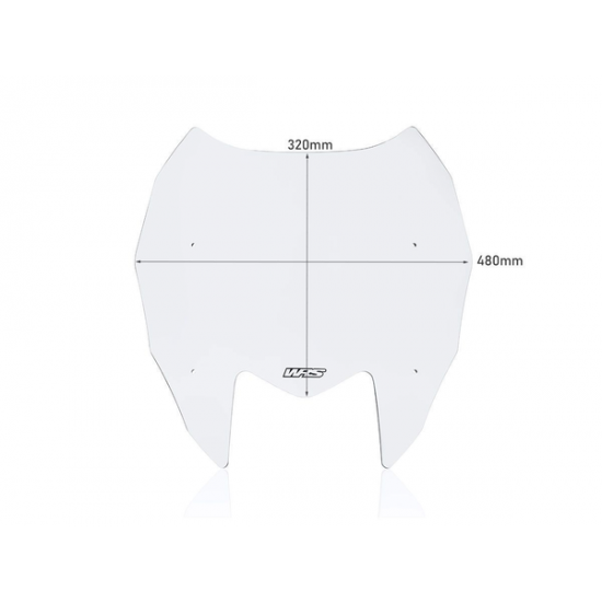 Windscreen for Scooter WSCRN INTER YAM TMAX560 CLR