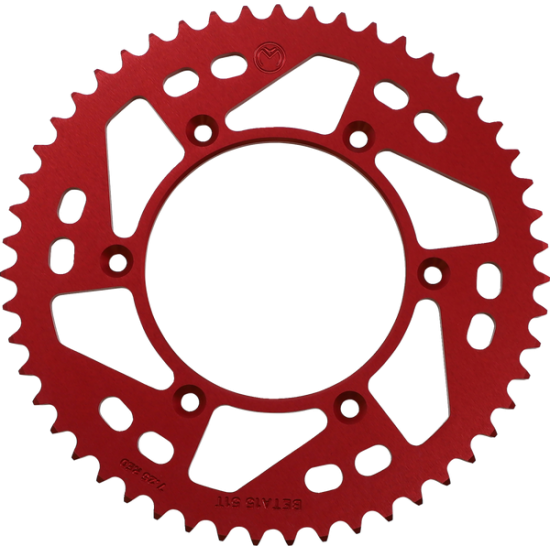 Aluminium-Kettenrad SPROCKET ALU MSE BETA 51T RED Aluminium-Kettenrad SPROCKET ALU MSE BETA 51T RED