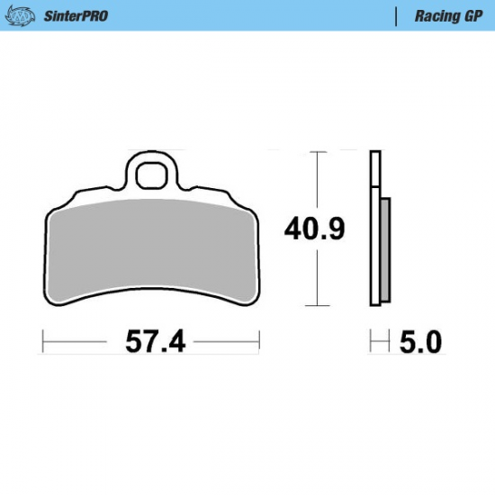 Racing GP SinderPRO Offroad Bremsbeläge BRAKE PAD RACING GP