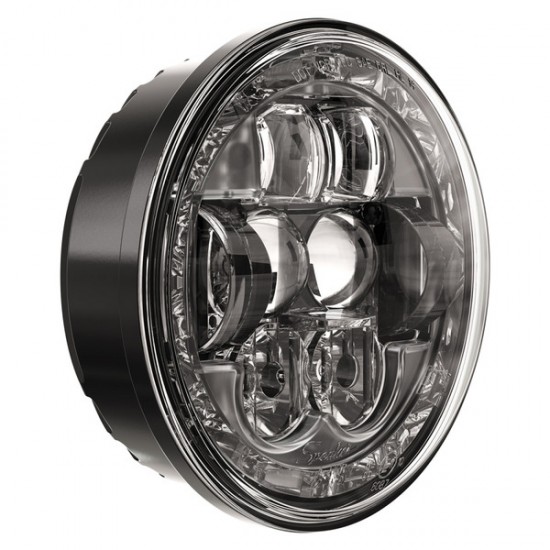 LED-Scheinwerfer HEADLIGHT 8631 ECE BLK