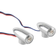 Lightning Bullets Run/Turn LED Lights LIGHT MRKR BLLT W-AMB/CHR