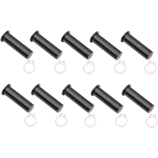 Pivot Pin/Clip Kit PIN CLCH BLK 08-19FL 10PK