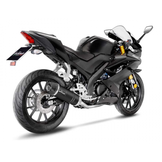 LV One Evo Black Edition Komplettanlage EXHAUST ONE EVO BLK MT-125