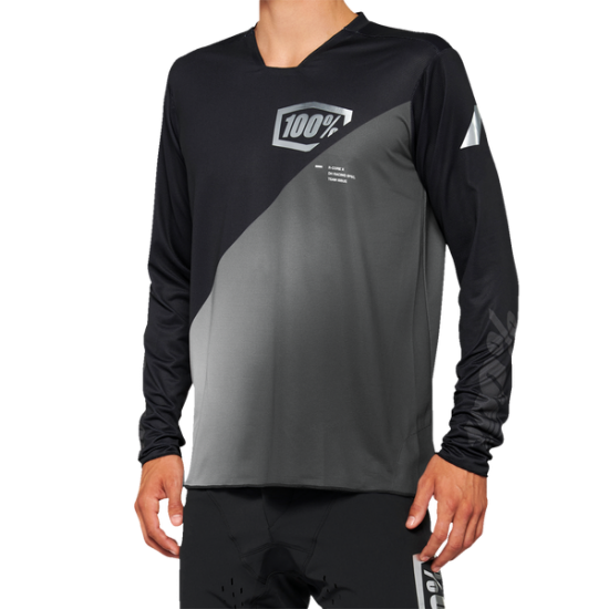 R-Core-X Long-Sleeve Jersey JRSY LS RCORE-X BK/GY XL