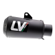 LV-10 Schwarz Endschalldämpfer MUFFLER LV10 FB KAWASAKI