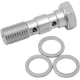 Universal Chrome Steel Banjo Bolt BOLT,DOUBLE BANJO 10X1.25