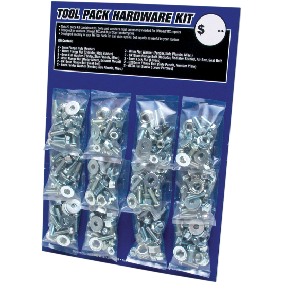 Tool Pack Hardware Kit HARDWARE KIT ZINC 12PK