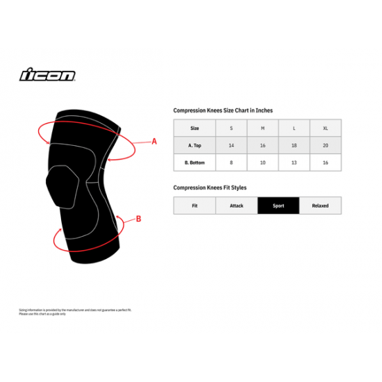 Field Armor™ Compression Knee Guards KNEE FA COMPRESSION BK LG