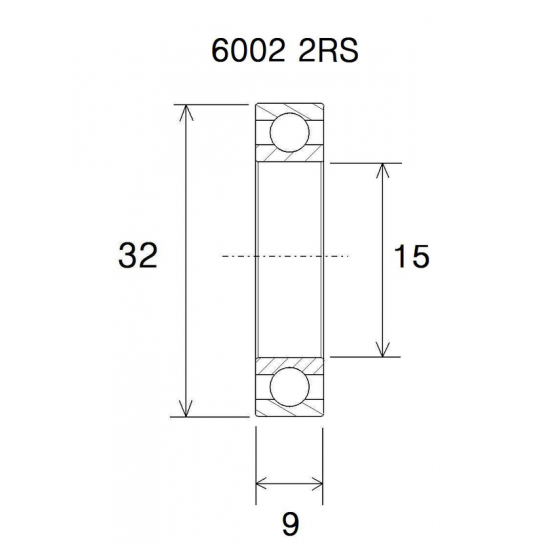 Max Lager BEARING MAX 15X32X9MM