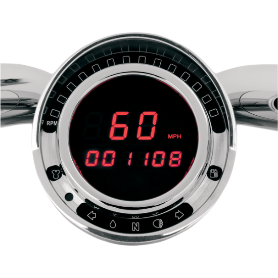 Big Dog Direct Plug-in Speedometer SPEEDO BIG DOG RED