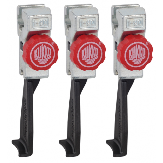 3 schmale, schnellverstellbare Klauen (Set) - Serie 3-S 3 NARROW QUICK ADJUSTING (SET)