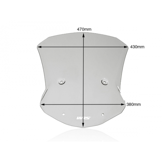 Verkleidungsscheibe WINDSCREEN CAPO S1000XR SMOKE
