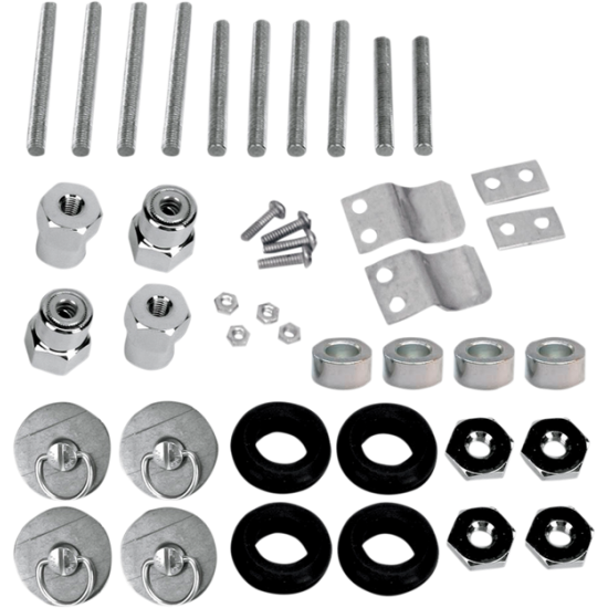 S4 Quick-Disconnect Saddlebag Docking Post and Fastener Kit DOCKING POST KT HON/TRI