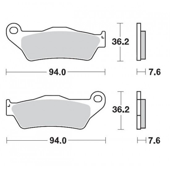 Nitro Sport Brake Pads BRAKE PAD NITRO SPORT