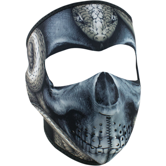 Neopren Vollmaske FULL MASK SNAKE SKULL