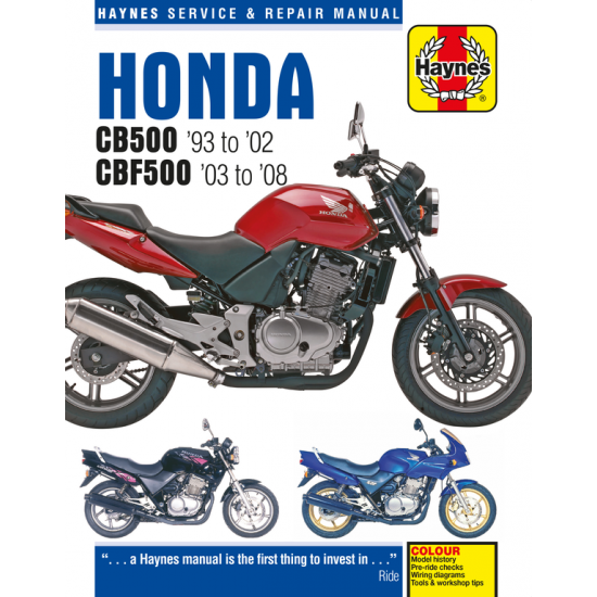 Service Handbuch HONDA CB500 93-08