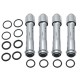 Kipphebelabdeckungs-Kit für 99-17 Twin Cam PUSHROD COVER KIT CHROME