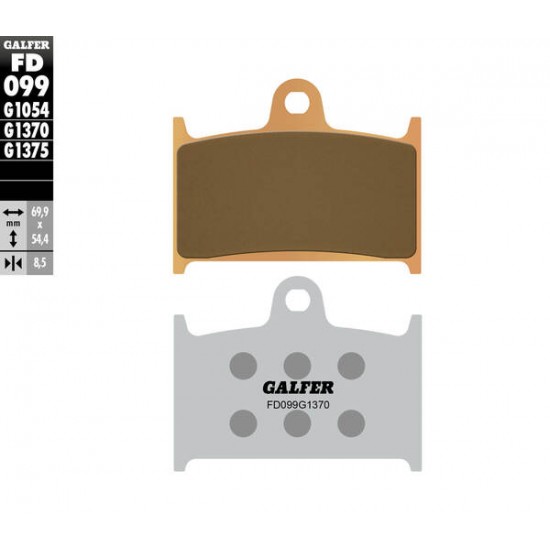 HH Gesinterte Bremsbeläge BRAKE PAD SINTERED SPORT