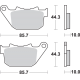 HLS Street Excel gesinterte hintere Bremsbeläge BRAKE PAD SINT REAR HLS Street Excel gesinterte hintere Bremsbeläge BRAKE PAD SINT REAR