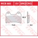 All Round Ceramic Brake Pads BRAKE PAD TRW MCB683